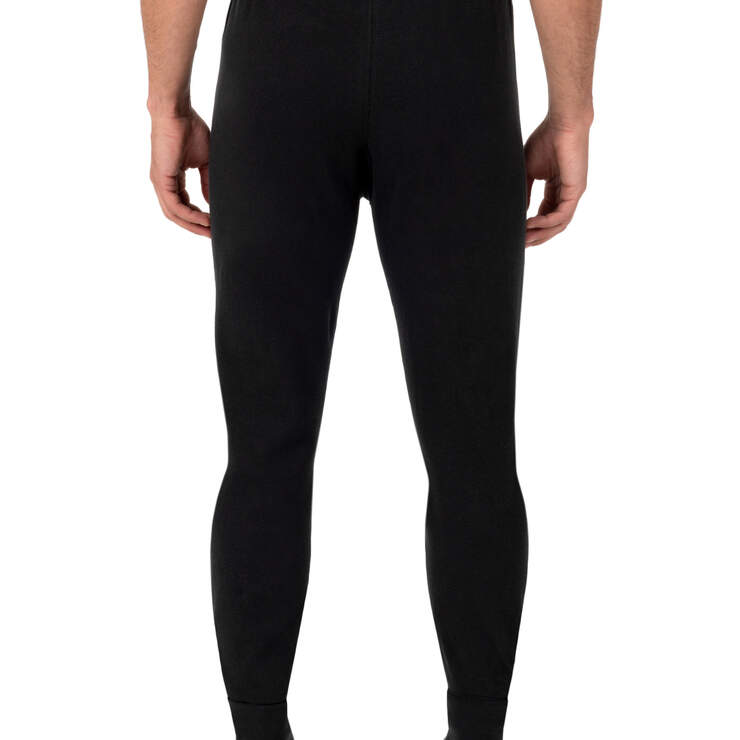 Men's Heavyweight Long Johns Thermal Underwear Bottom - Black (BK) image number 2