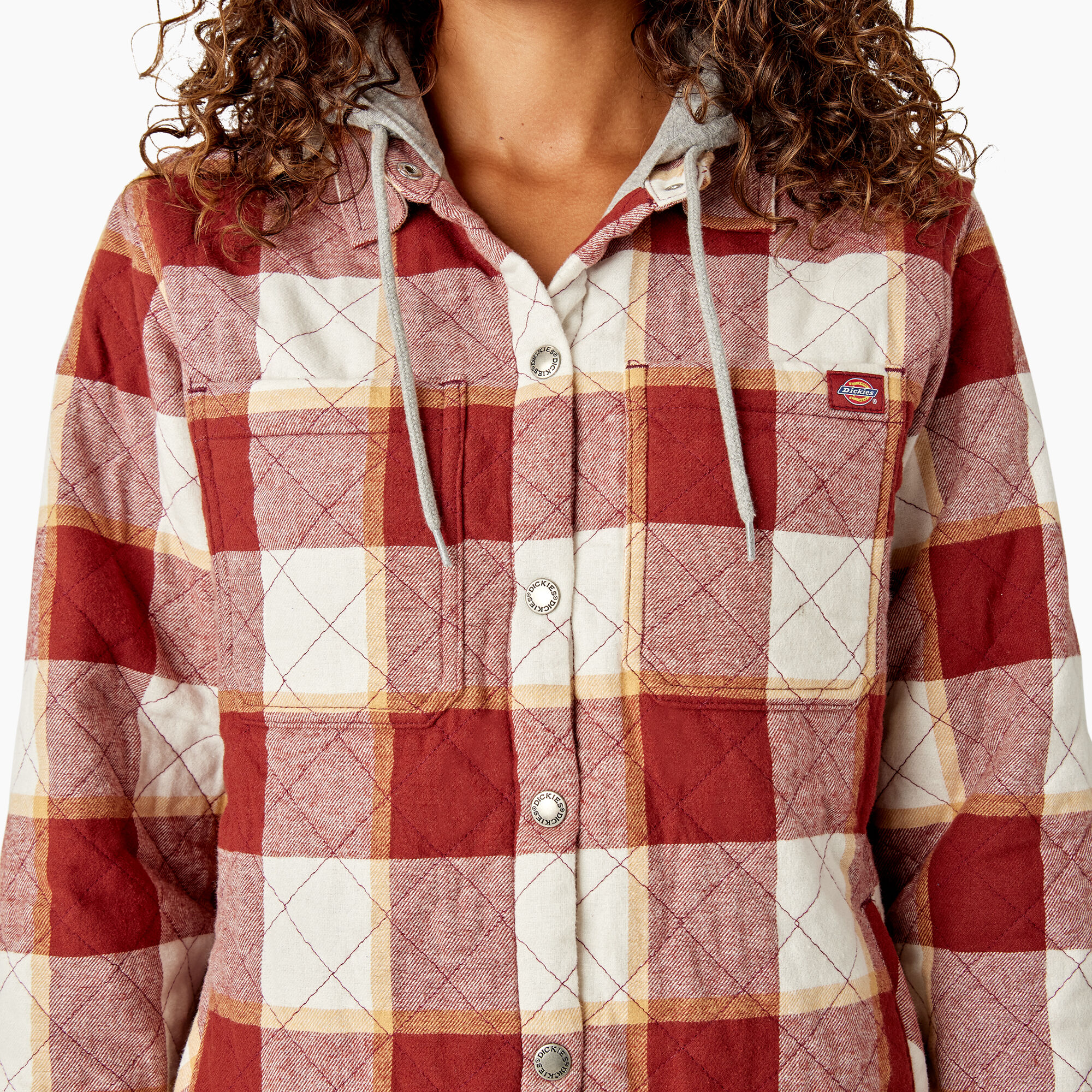 Womens flannel deals jacket with hood