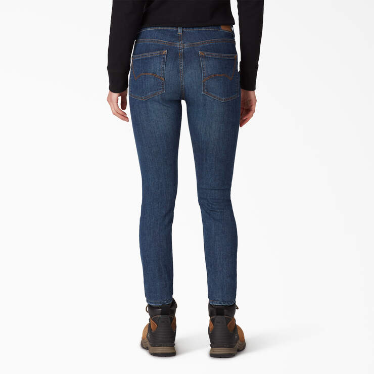 Women's Perfect Shape Skinny Fit Jeans - Stonewashed Indigo Blue (SNB) image number 2