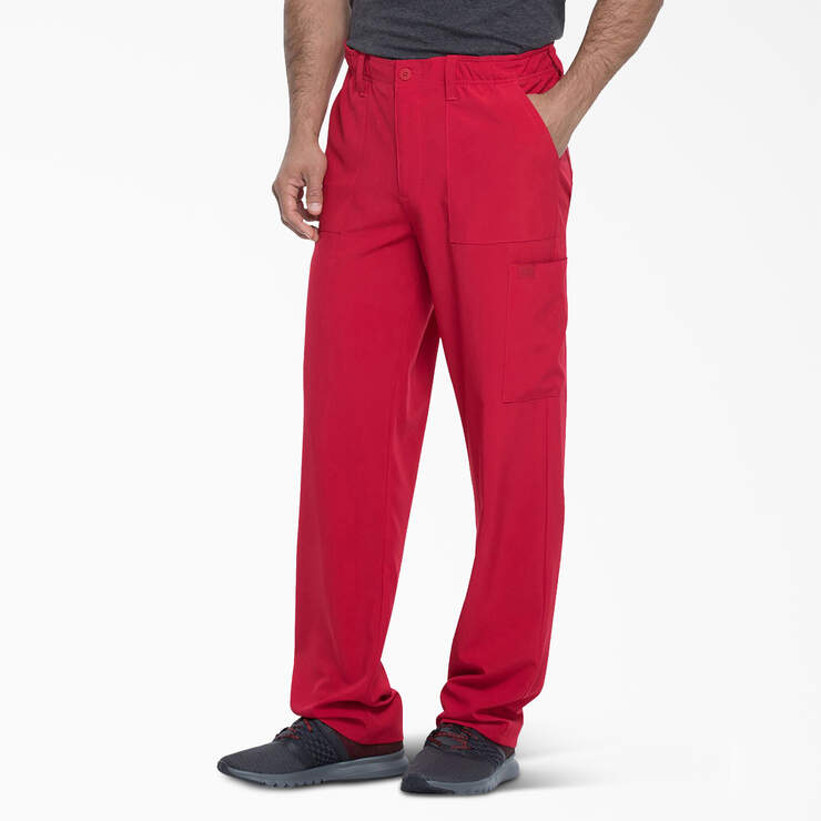 Men's EDS Essentials Scrub Pants - Red (RD) image number 3