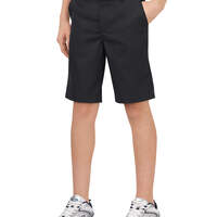 Boys' Flex Classic Fit Ultimate Khaki Shorts, 4-7 - Black (BK)