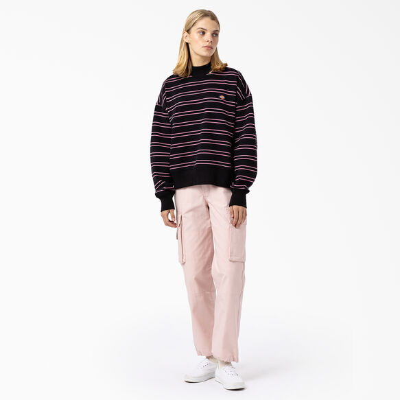 Women&#39;s Westover Striped Sweatshirt - Black Stripe &#40;BKS&#41;