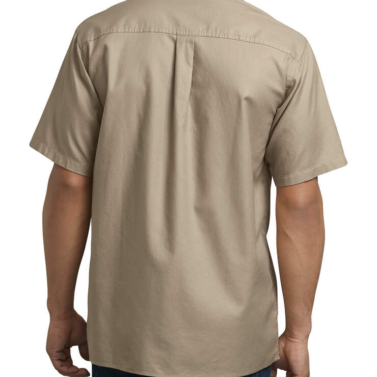 Icon Relaxed Fit Solid Camp Shirt - Stonewashed Desert Sand (SDS) image number 2