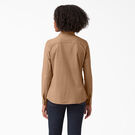 Women&rsquo;s Long Sleeve Roll-Tab Work Shirt - Nutmeg Yarn Dye &#40;NSD&#41;