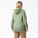 Women&#39;s Plus Heavyweight Logo Sleeve Fleece Pullover - Celadon Green &#40;C2G&#41;