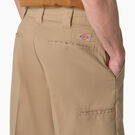 Cooling Active Waist Flat Front Shorts, 13&quot; - Desert Sand &#40;DS&#41;