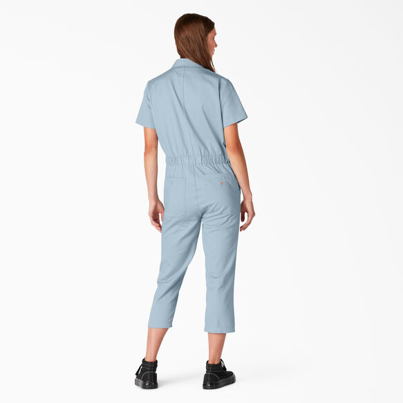 Women&#39;s Reworked Cropped Coveralls - Stonewashed Fog Blue &#40;SGF&#41;