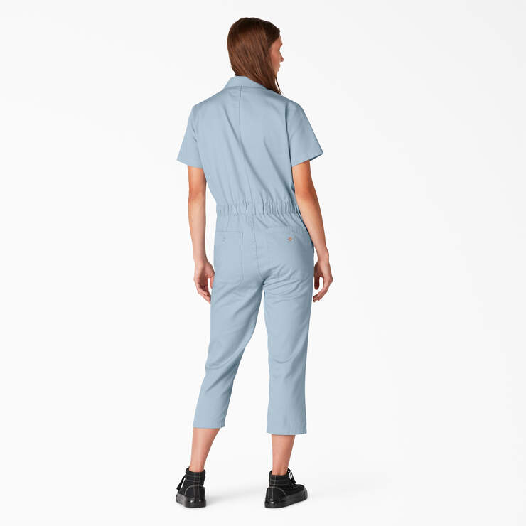 Women's Reworked Cropped Coveralls - Stonewashed Fog Blue (SGF) image number 2