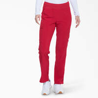 Women's EDS Essentials Cargo Scrub Pants - Red (RD)