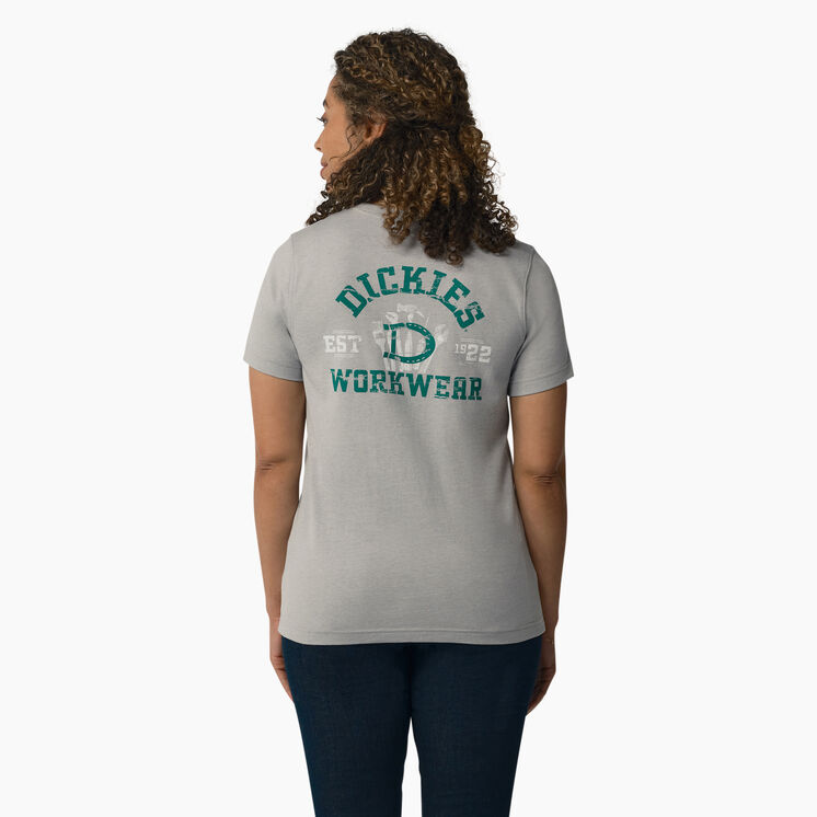 Women&#39;s Heavyweight Workwear Graphic T-Shirt - Heather Gray &#40;H2&#41;