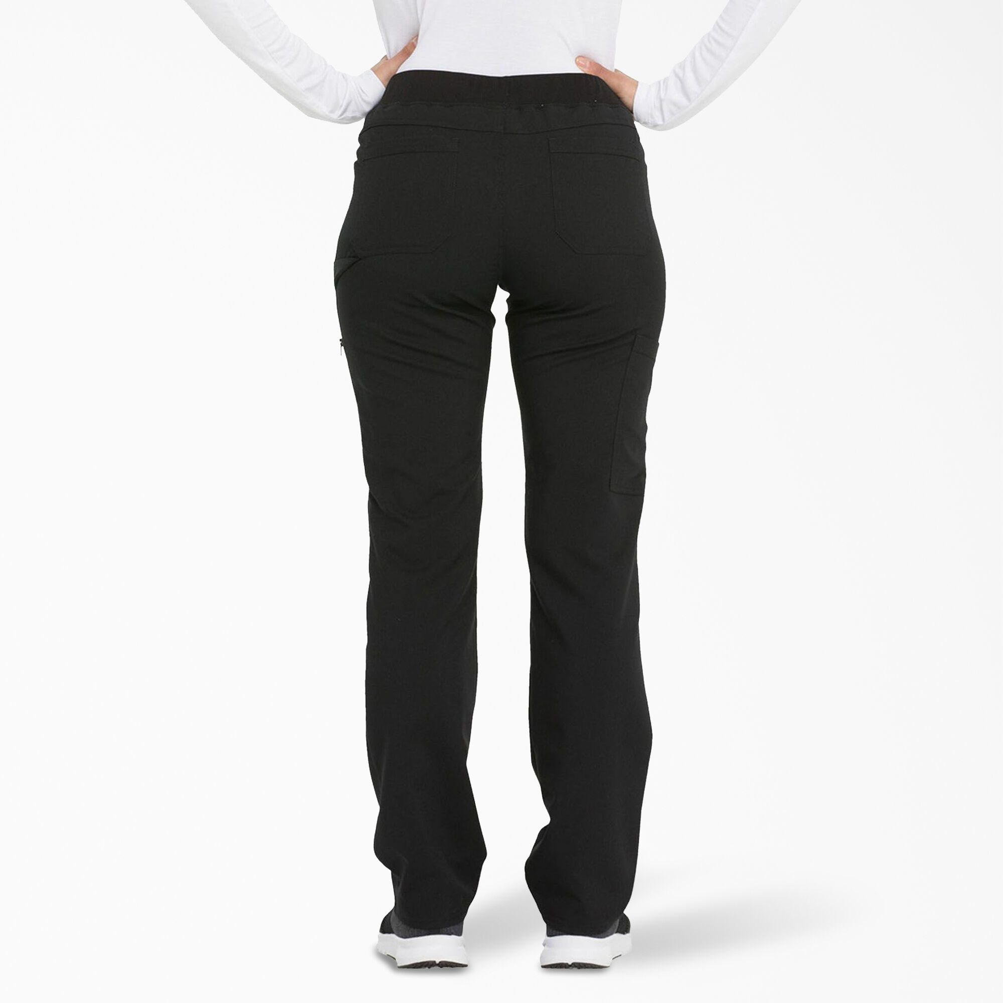 Dickies Scrub Pants Women's Stretch Low-Rise Straight Leg Drawstring 82212-NVWZ 