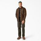 Water Repellent Fleece-Lined Duck Shirt Jacket - Timber Brown &#40;TB&#41;