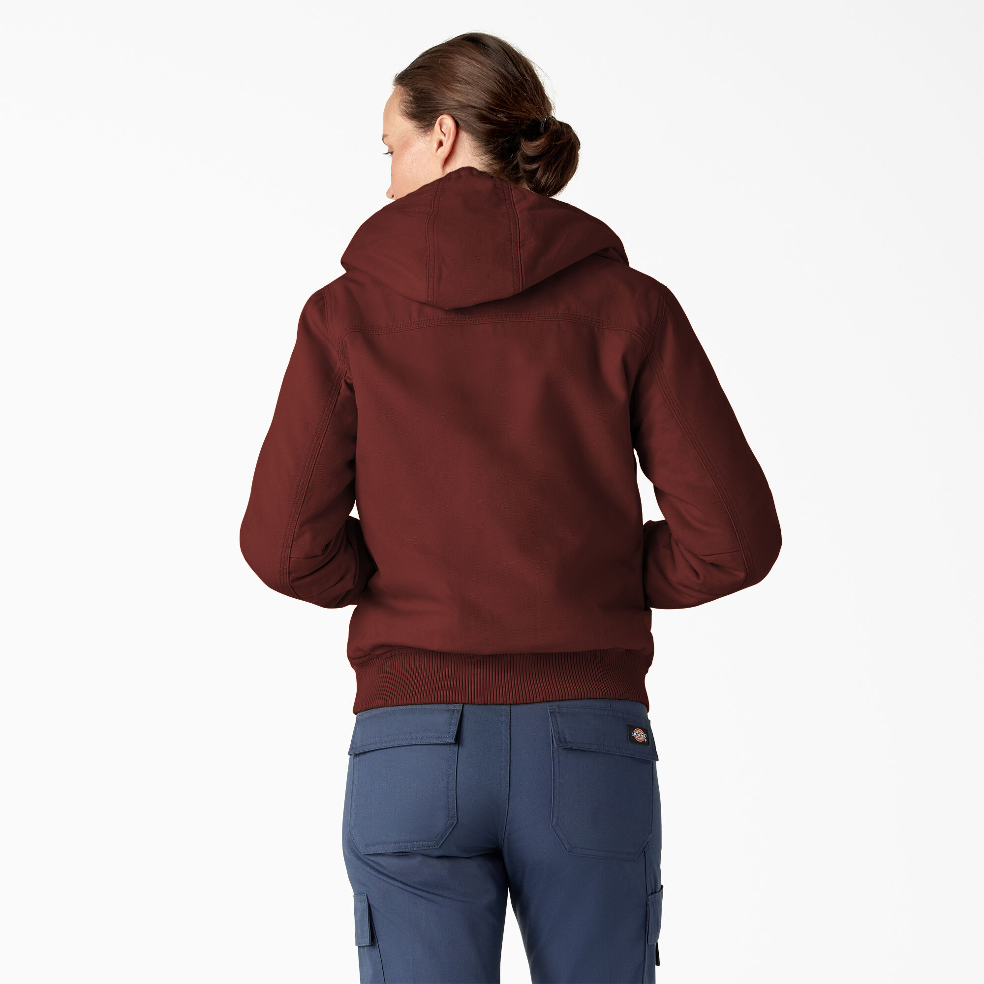 Women's hooded online canvas jacket