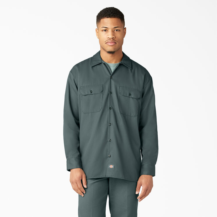 Long Sleeve Work Shirt - Lincoln Green &#40;LN&#41;
