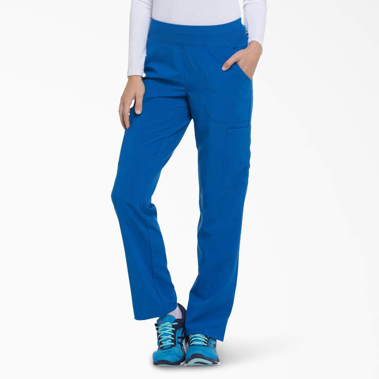 Women's EDS Essentials Cargo Scrub Pants - Royal Blue (RB) image number 1