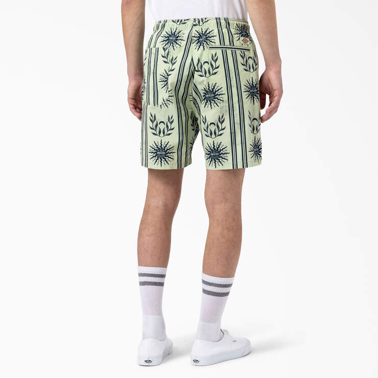 Kelso Summer Pattern Shorts, 15" - Celadon Green (C2G) image number 2