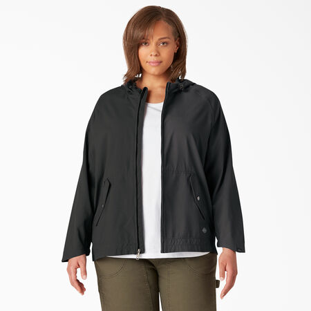 Women&#39;s Plus Performance Hooded Jacket - Black &#40;BKX&#41;