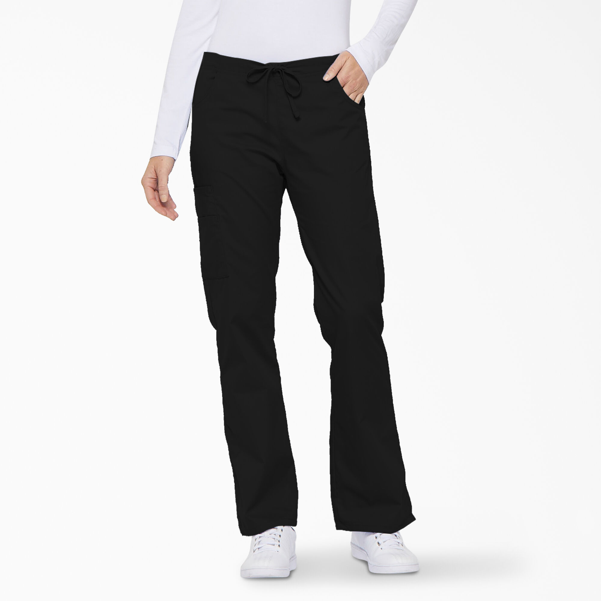 Dickies EDS Signature Women's Mid Rise Drawstring Cargo Pant-86206 FREE SHIPPING 