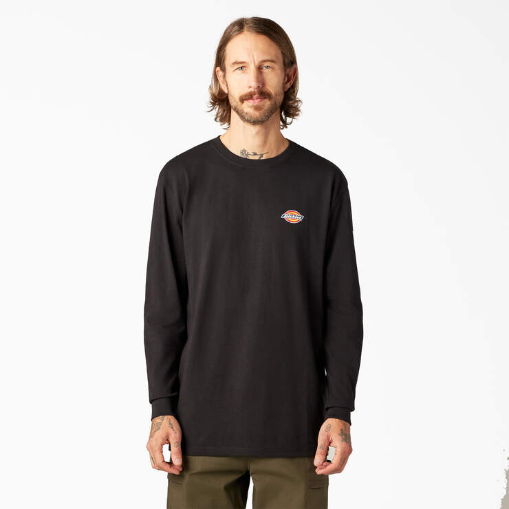 Long-Sleeve Graphic T-Shirt - Black (BK) image number 1