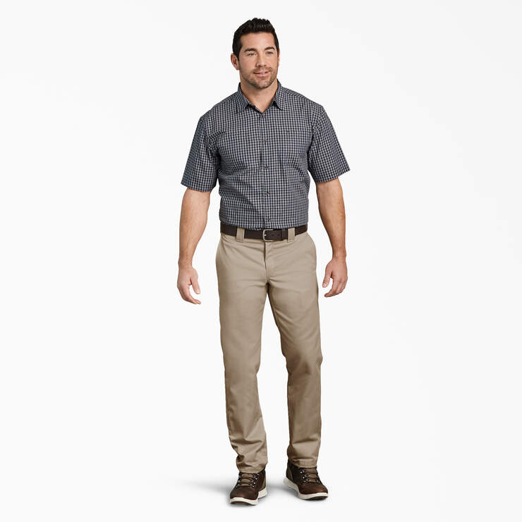 Slim Fit Tapered Leg Multi-Use Pocket Work Pants - Desert Sand (DS) image number 4
