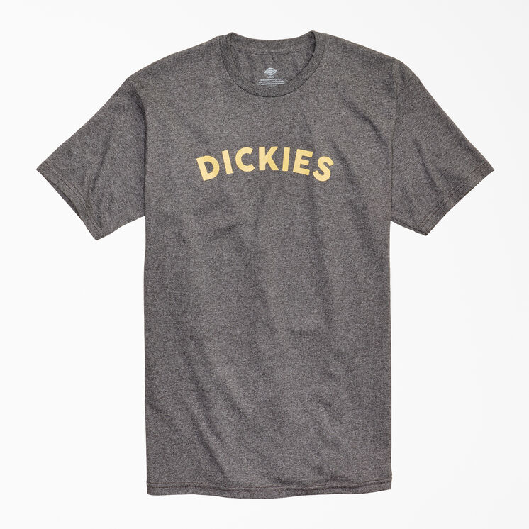 Block Text Graphic T-Shirt - Charcoal Gray Heather (CHH)