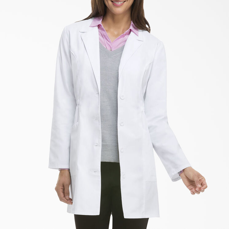 Women's EDS Signature Lab Coat, 34" - White (DWH)