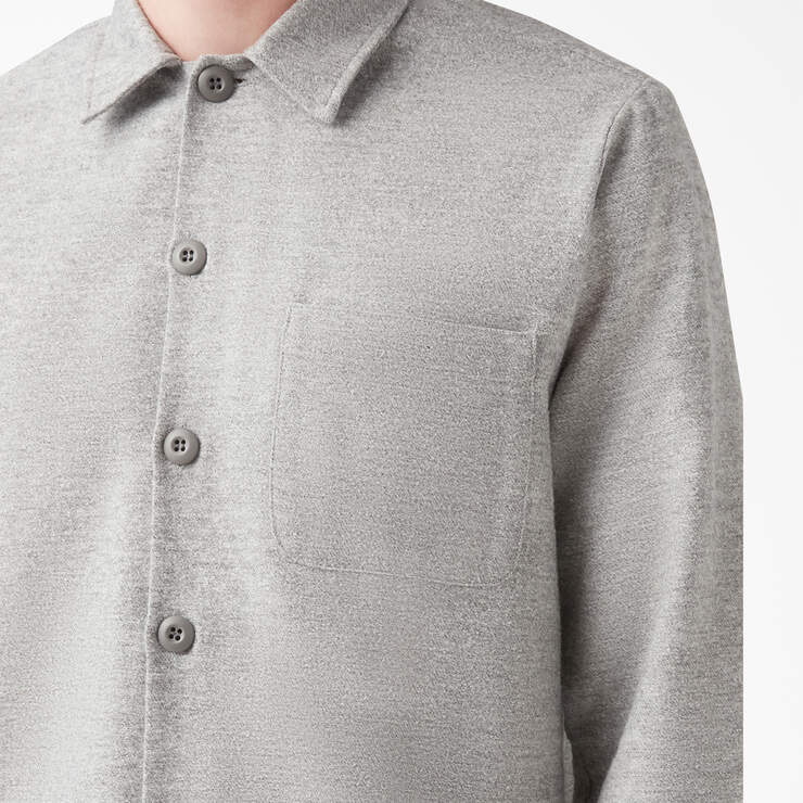 Dickies 1922 Long Sleeve Shirt - Rinsed Silver (RSV) image number 5
