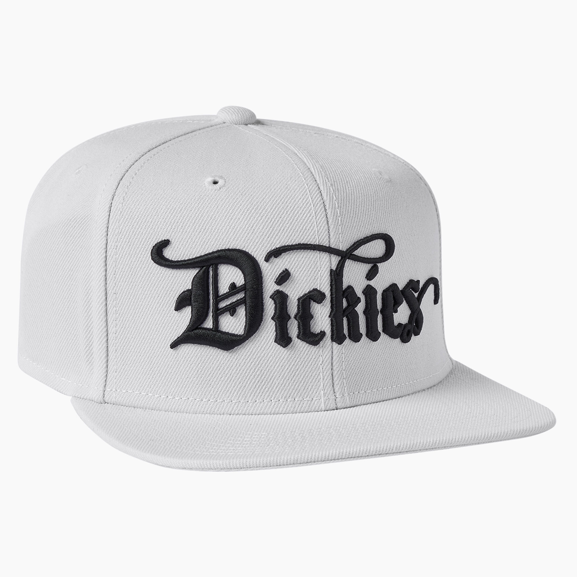 Embroidered flat top bill hats