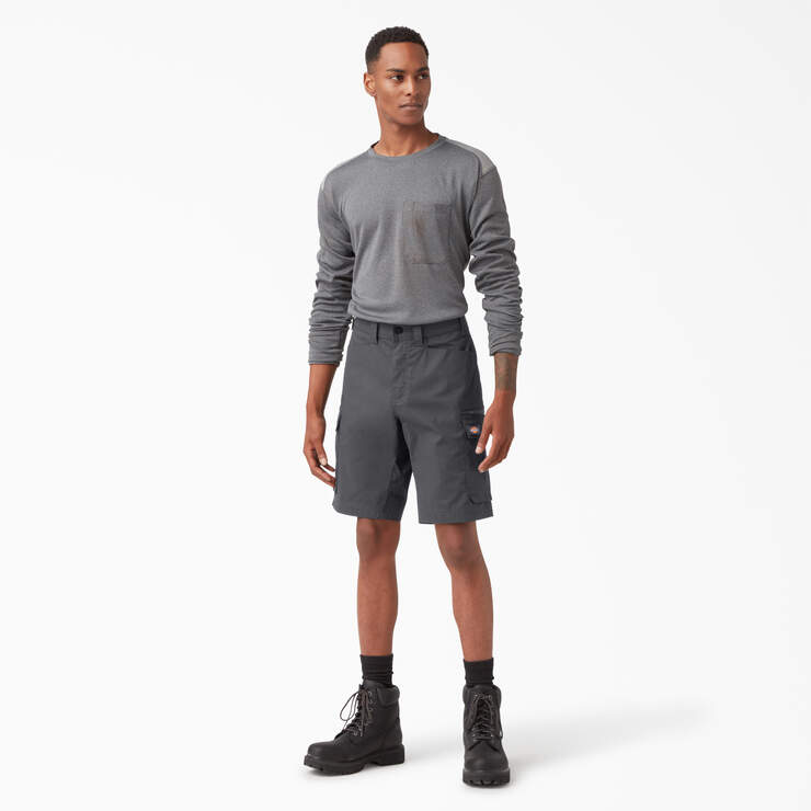 FLEX Temp-iQ® 365 Regular Fit Shorts, 11" - Graphite Gray (GA) image number 4