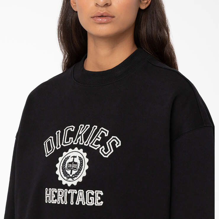 Women’s Oxford Sweatshirt - Black (KBK) image number 4