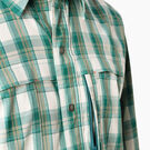Cooling Long Sleeve Work Shirt - Deep Lake/Moss Plaid &#40;A2G&#41;
