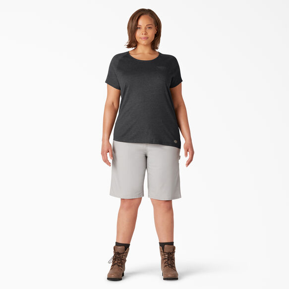 Women&#39;s Plus Cooling Short Sleeve Pocket T-Shirt - Black &#40;KBK&#41;