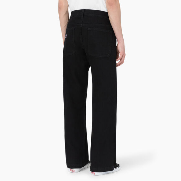 Dickies Skateboarding Wingville Loose Fit Jeans - Black Denim &#40;L9D&#41;