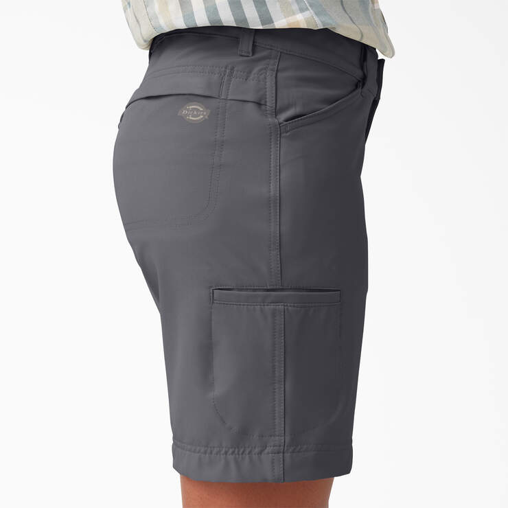 Women's Cooling Relaxed Fit Shorts, 9" - Graphite Gray (GA) image number 5