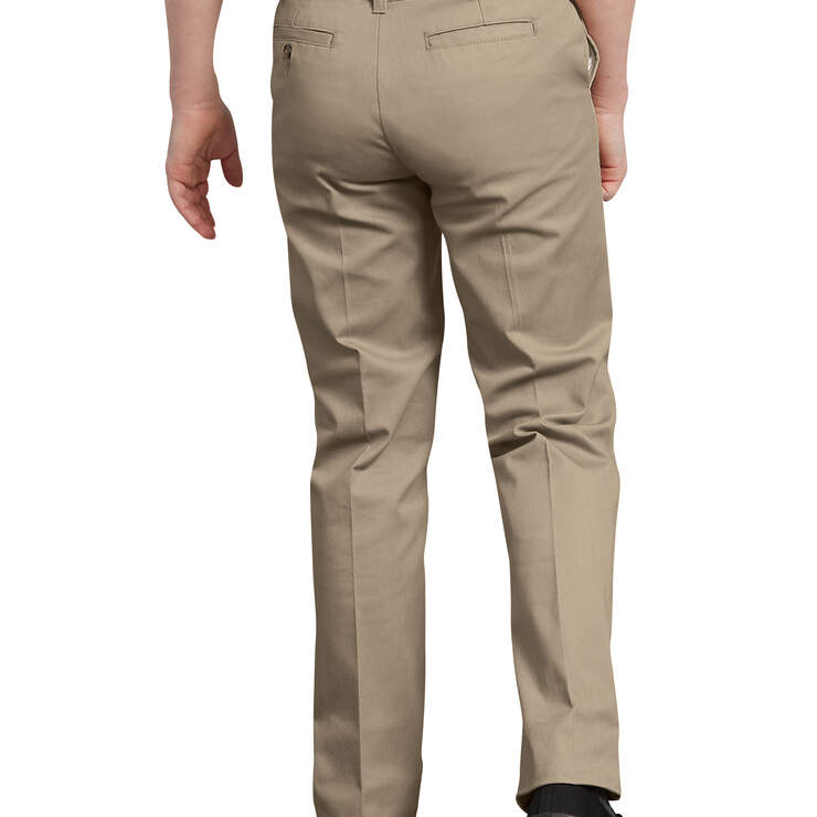 Boys' FlexWaist® Slim Fit Straight Leg Ultimate Khaki Pants, 4-7 - Desert Sand (DS) image number 2
