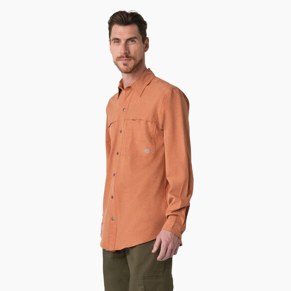 Cooling Long Sleeve Work Shirt - Copper Heather &#40;EH2&#41;