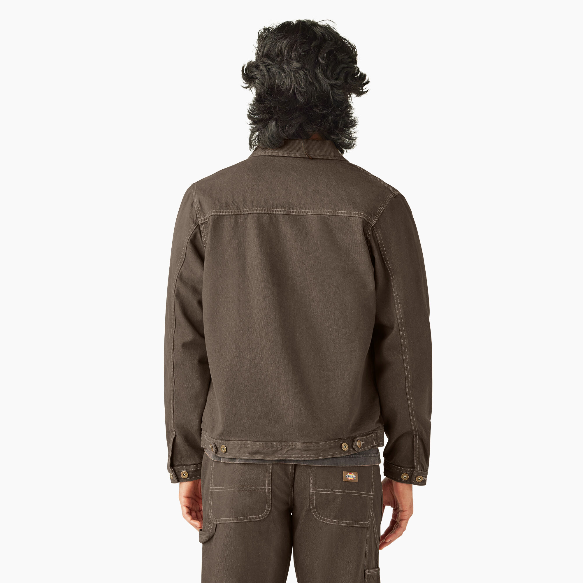 Flannel Lined Denim Jacket Dickies US