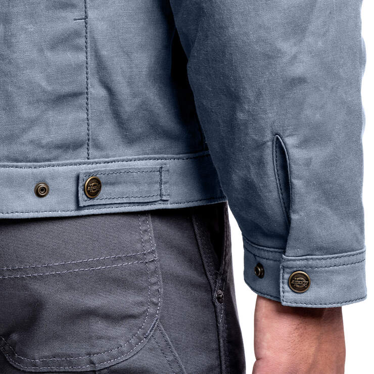 Fully Waxed Canvas Eisenhower Jacket - Charcoal Gray (CH) image number 5