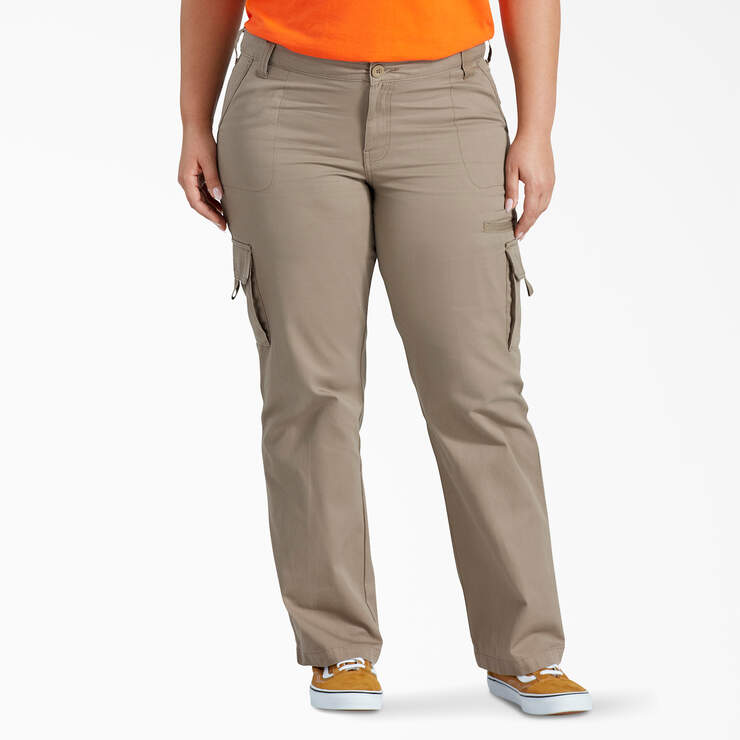 Women's Plus Relaxed Fit Straight Leg Cargo Pants