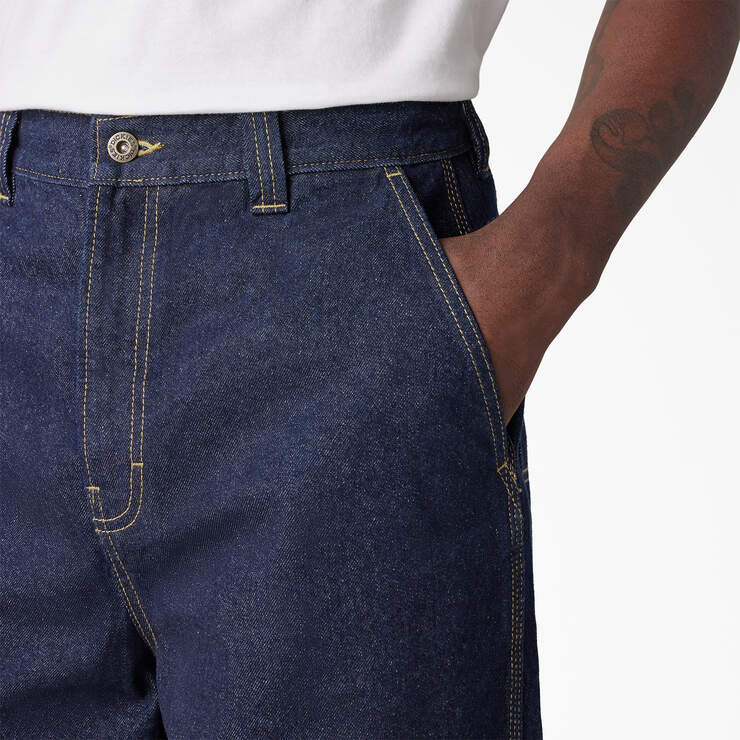 Madison Loose Fit Jeans - Rinsed Indigo Blue (RNB) image number 8