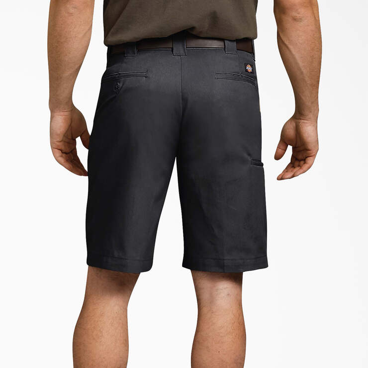 Relaxed Fit Work Shorts, 11" - Black (BK) image number 3