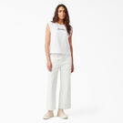 Women&#39;s Stonewashed Cropped Carpenter Pants - Stonewashed Cloud &#40;S2C&#41;
