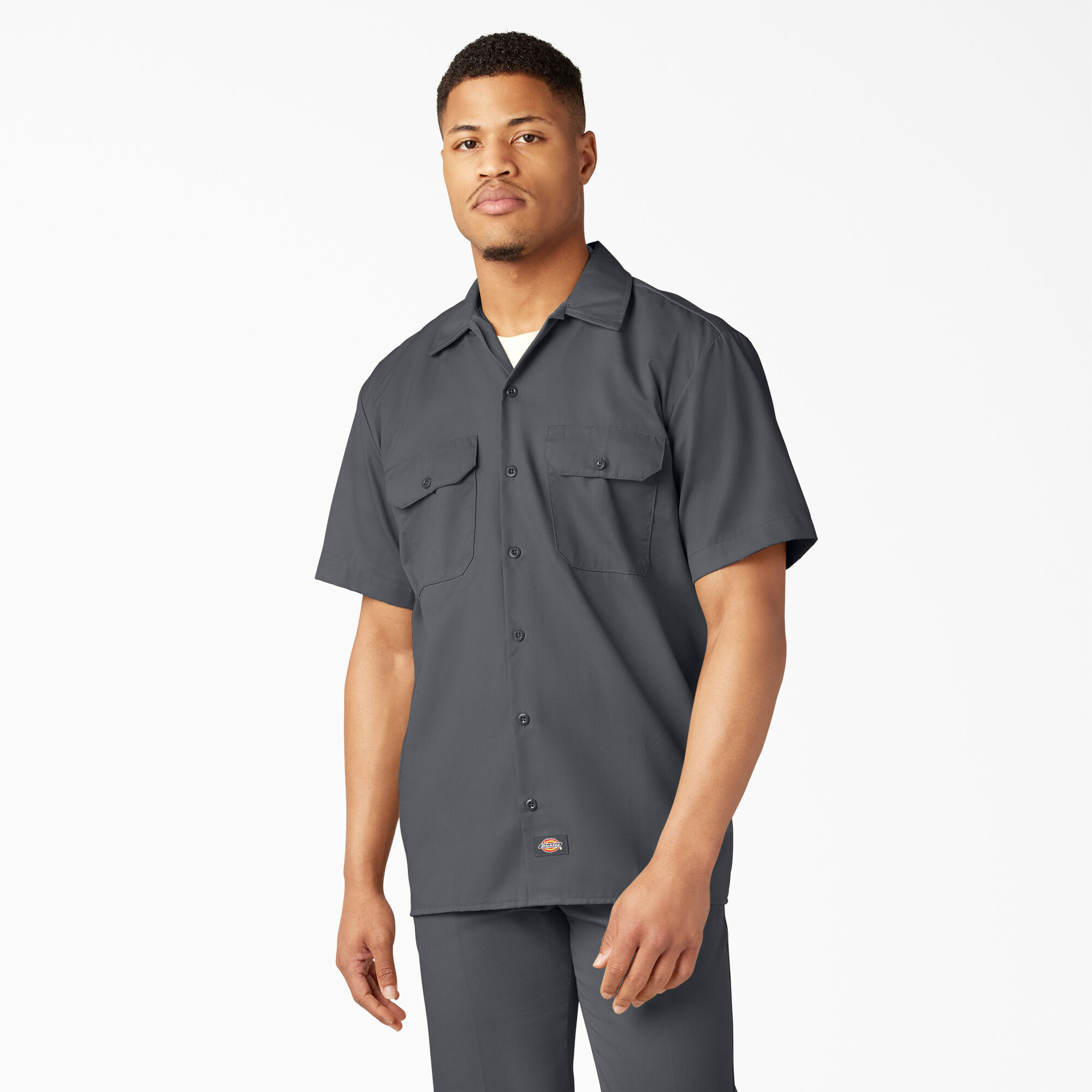 Men s Short Sleeve Work Shirt Dickies US
