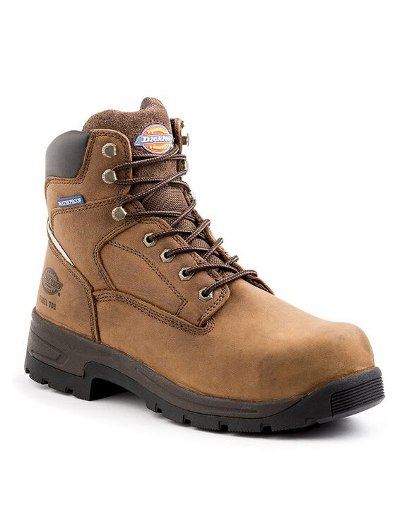 Stryker Steel Toe Work Boots - Brown (DW)