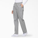 Women&#39;s EDS Signature Tapered Leg Cargo Scrub Pants - Gray &#40;GY&#41;