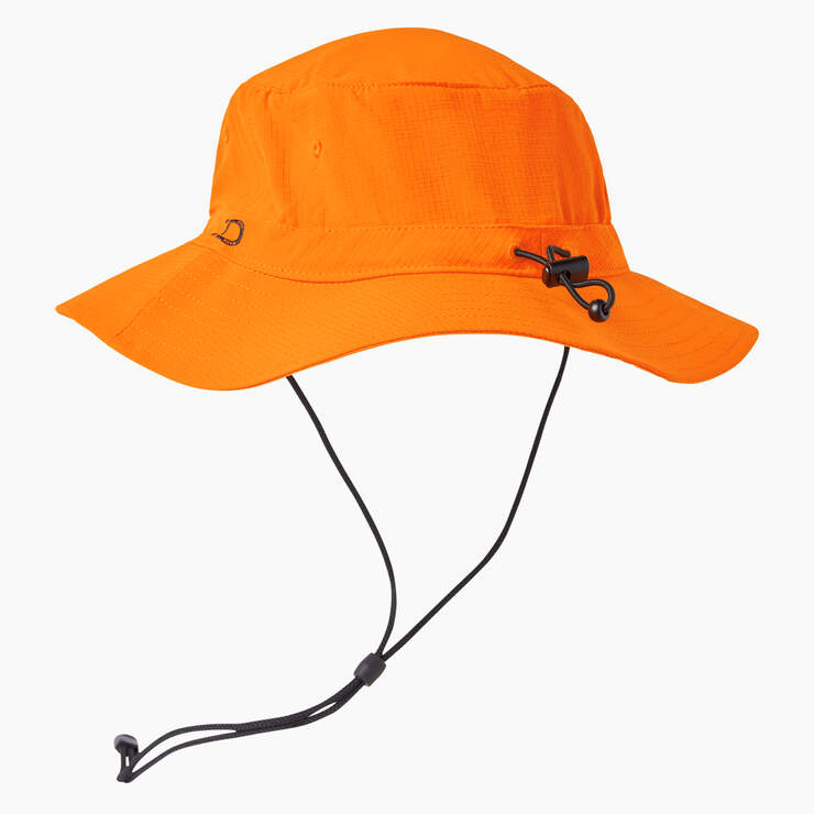 Full Brim Ripstop Boonie Hat with Neck Shade - Neon Orange (NA) image number 2