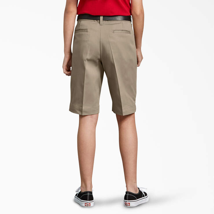 Girls' Classic Fit Bermuda Shorts, 4-20 - Desert Sand (DS) image number 2