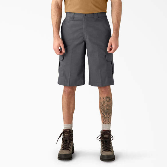 FLEX Relaxed Fit Cargo Shorts, 13&quot; - Charcoal Gray &#40;CH&#41;