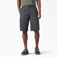 FLEX Relaxed Fit Cargo Shorts, 13" - Charcoal Gray (CH)