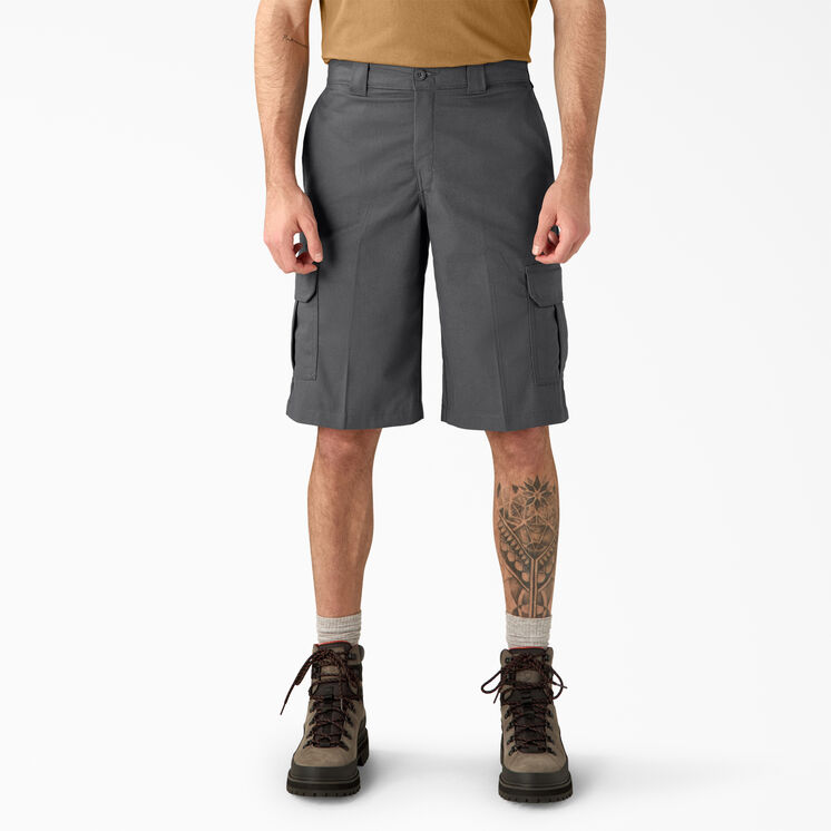 FLEX Relaxed Fit Cargo Shorts, 13&quot; - Charcoal Gray &#40;CH&#41;